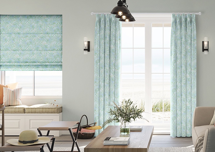 Goa, Celeste Blue - Made to Measure Curtain - Image 3